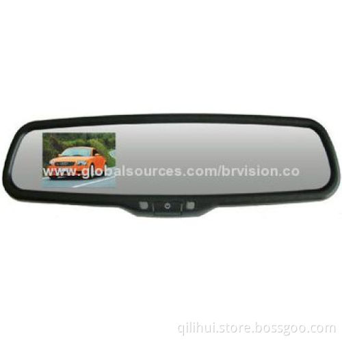 Car rear view system with 3.5-inch mirror monitor and license plate cam for all kind of carNew